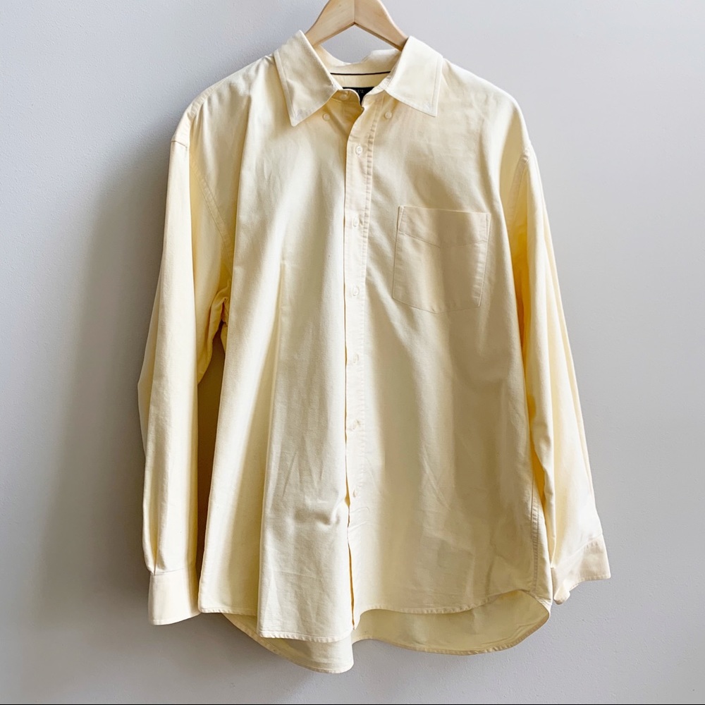 J. Crew Pale Yellow Button Down Shirt
